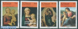 Saint Vincent 2005 Christmas 4v, Raphael Paintings, Mint NH, Religion - Christmas - Art - Paintings - Raphael - Weihnachten