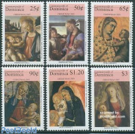 Dominica 2005 Christmas 6v, Paintings, Mint NH, Religion - Christmas - Art - Paintings - Weihnachten