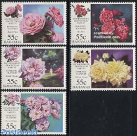 Bahamas 1998 Roses 5v, Mint NH, Nature - Flowers & Plants - Roses - Other & Unclassified