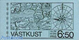 Sweden 1974 West Coast Tourism Booklet, Mint NH, Nature - Sport - Transport - Various - Fishing - Sailing - Stamp Book.. - Unused Stamps