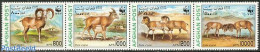 Afghanistan 1998 WWF, Ram 4v [:::], Mint NH, Nature - Animals (others & Mixed) - World Wildlife Fund (WWF) - Afganistán