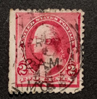 USA George Washington 1890 2 Cents Rouge Carmin - Used Stamps