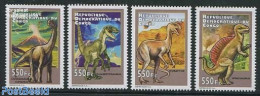 Congo Dem. Republic, (zaire) 2012 Preh. Animals 4v, Mint NH, Nature - Prehistoric Animals - Prehistorics