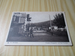 CPA Béhobie (64).Le Pont Frontière - Carte Animée. - Béhobie