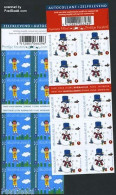 Belgium 2011 Christmas 2 Booklets S-a, Mint NH, Religion - Christmas - Stamp Booklets - Nuovi