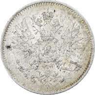 Finlande, Nicholas II, 25 Penniä, 1916, Helsinki, Argent, SUP, KM:6.2 - Finlandia