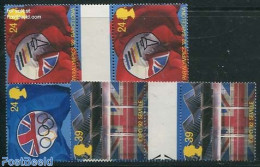 Great Britain 1992 Olympic Games 3v, Gutter Pairs, Mint NH, Sport - Olympic Games - Other & Unclassified