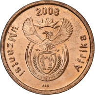 Afrique Du Sud, 5 Cents, 2008, Pretoria, Cuivre Plaqué Acier, SUP+, KM:440 - Sudáfrica