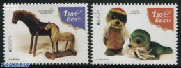 Estonia 2015 Europa, Old Toys 2v, Mint NH, History - Nature - Various - Europa (cept) - Horses - Sea Mammals - Toys & .. - Estland