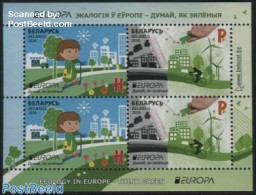 Belarus 2016 Europa, Think Green S/s, Mint NH, History - Nature - Sport - Various - Europa (cept) - Environment - Cycl.. - Protección Del Medio Ambiente Y Del Clima