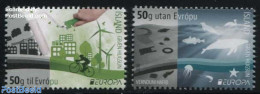 Iceland 2016 Europa, Think Green 2v, Mint NH, History - Nature - Science - Sport - Various - Europa (cept) - Birds - E.. - Nuovi