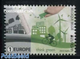 Belgium 2016 Europa, Think Green 1v, Mint NH, History - Nature - Science - Sport - Various - Europa (cept) - Birds - E.. - Unused Stamps