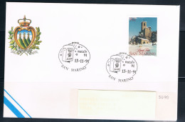 SAN MARINO 1991,  Fdc Natale, Annullo Speciale - Navidad