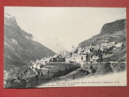 Cartolina - Panorama De La Grave - Route De Grenoble à Briancon - 1900 Ca. - Unclassified