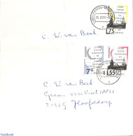 Netherlands 1989 2 Covers (folded) From Int. Cour De Justice, Postal History - Cartas & Documentos