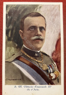 Cartolina Commemorativa - S. M. Vittorio Emanuele III - Re D' Italia - 1915 Ca. - Unclassified