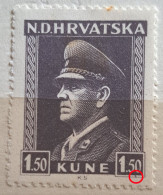 ANTE PAVELIĆ-1.50 K-ERROR -NDH- CROATIA-1943 - Croazia