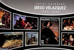 Maldives 2016 Diego Velazquez S/s, Mint NH, Art - Paintings - Maldive (1965-...)