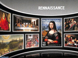 Maldives 2016 Rennaissance S/s, Mint NH, Art - Leonardo Da Vinci - Paintings - Maldives (1965-...)