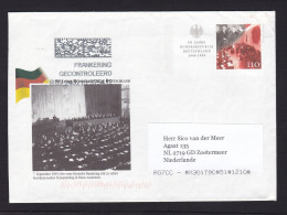 Germany: Stationery Cover To Netherlands, Parliament, Democracy, Politics, No Cancel, Postage Control (small Stain) - Lettres & Documents