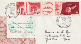 FDC - WALLIS ET FUTUNA - 1966 - PA N°25A : Lancement Du Premier Satellite Français - FDC