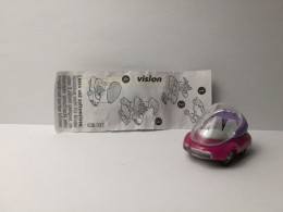 Kinder :  636037   Die Mini Flitzer 1998 - Vision 1   + BPZ - Montables