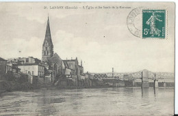 [33] Gironde > Langon L' Eglise Et Les Bords De Garonne - Langon