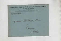 Amicale APG Anciens Prisonniers De Guerre La Tour Du Pin Debauge Cessieu - Documents