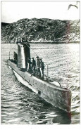 BATEAU.RUSSIE.GUERRE.CP PHOTO.n°16991.SOUS MARIN PUS 2244 - Submarines