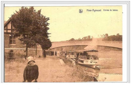 BELGIQUE.HEER-AGIMONT.ARR IVEE  DU BATEAU - Hastiere