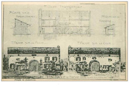 BATIMENTS.n°21.UNE PETITE MAISON DE PAYSAN ENTRE MURS MITOYENS - Altri & Non Classificati