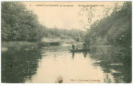 BELGIQUE.n°30576.CHINY-LACUISINE EN BARQUETTE.ROCHER DU GOUFFRE LOUE.TACHES - Chiny