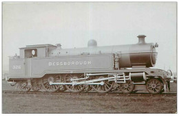 CHEMIN DE FER.n°47.LONDRES,BRIGTON,SOUTH COAST.CP PHOTO ORIGINALE.RARE.LOCOMOTIVE BESSBOROUGH 326.RARE - Matériel