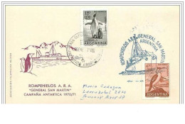 EXPEDITION POLAIRE ANTARCTIQUE.ARGENTINE 1971.SUPERBES CACHETS. - Other & Unclassified