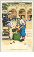 ILLUSTRATEUR.n°490.GERVESE.NOS MARINS.32.L'ORDONNANCE OU CHACUN SON TOUR.CIREUR DE CHAUSSURES - Gervese, H.