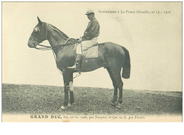 Hippisme.n°37644.grand Duc.bai .1910.CHEVAUX.SUPPLEMENT A LA FRANCE CHEVALINE.course.cheval.jokey. - Reitsport