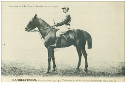 Hippisme.n°37634.hambletonian.alezan.1911.CHEVAUX.SUPPLEMENT A LA FRANCE CHEVALINE.course.cheval.jokey. - Reitsport