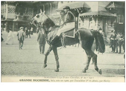 Hippisme.n°37631.grande Duchesse.baie.1911.CHEVAUX.SUPPLEMENT A LA FRANCE CHEVALINE.course.cheval.jokey. - Reitsport