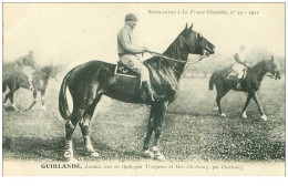 Hippisme.n°37618.guirlande.alezane .1911.CHEVAUX.SUPPLEMENT A LA FRANCE CHEVALINE.course.cheval.jokey. - Reitsport