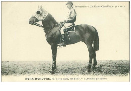 Hippisme.n°37606.hors D Oeuvre.baie .1911.CHEVAUX.SUPPLEMENT A LA FRANCE CHEVALINE.course.cheval.jokey. - Reitsport