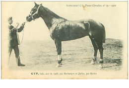 Hippisme.n°35995.gyp.baie .1910.CHEVAUX.SUPPLEMENT A LA FRANCE CHEVALINE.dos Blanc.course.cheval.jokey. - Hípica