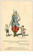 ILLUSTRATEURS.n°186.DORIVAL.SOLDAT CONFIANT SES ENFANTS - Dorival