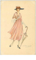 ILLUSTRATEURS.n°31499.BOMPART.FEMME ELEGANTE. - Bompard, S.