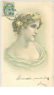 ILLUSTRATEURS.n°23700.PORTRAIT DE FEMME - Avant 1900