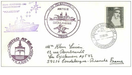 TIMBRES.n°2921.EXPEDITION POLAIRE.DEUTSCHE-COUDEKERQUE BRANCHE.FRANCE.1985.CACHET ES POLARSTERN.ARKTIS III GRONLANDSEE - Other & Unclassified