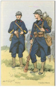 MILITAIRE.n°7305.COMPAGNIE DE DEBARQUEMENT.MAITRE.FUSILIER-MARIN - Personen