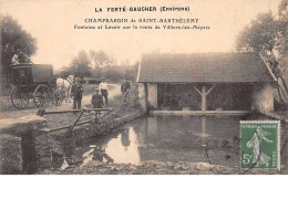 77 . N° 100312 . La Ferté Gaucher . Fontaine Et Lavoir Sur La Route De Villiers Les Mayets - La Ferte Gaucher