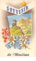 73.n°56297.moutiers.souvenir De .... Fleurs - Moutiers