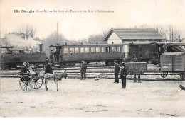 77  . N° 52400 . Nangis . La Gare Du Tramway De Bray A Sablonnieres.train - Nangis