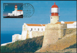 Portugal 2008 Y&T 3280 Sur Carte Maximum. Phare De Cap St Vincent - Lighthouses
